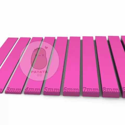1 2 3 4 5 6 7 8 9 and 10 mm Leveling Rods - Leveling Rulers Baking 1 2 3 4 5 6 7 8 9 and 10 mm