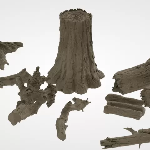 Dead Trees & Twisted Branches Pack by ForgeBits