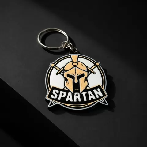 This Spartan keychain