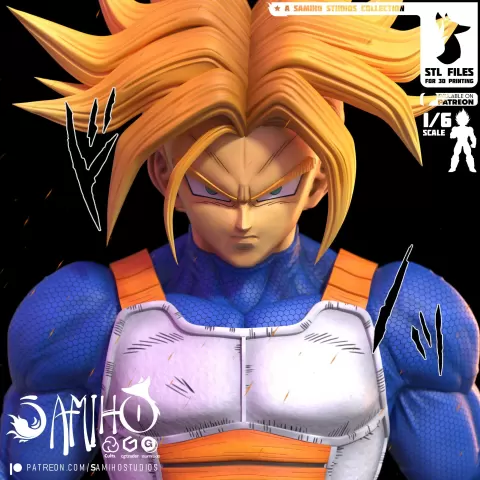 Samiho Studios - Future Trunks: STLs ready for printing - SamihoStudios