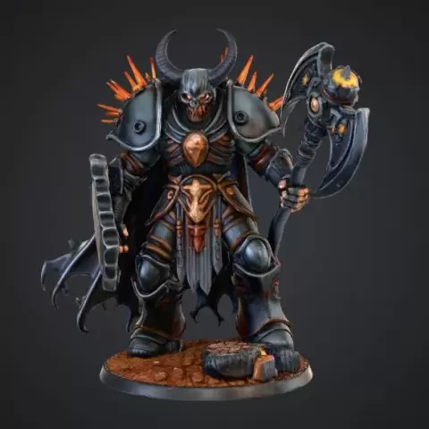Corrupted grimdark warrior - Warjacob
