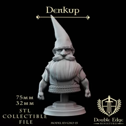 Denkup Bust by Double Edge Miniatures