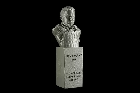 президент тут Volodymyr Zelenskyy Bust