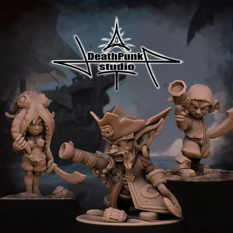 Goblin pirates by Deathpunk Studio
