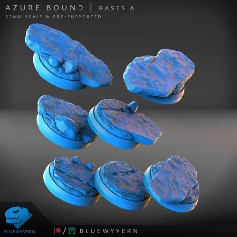 Azure Bound - Bases A by BlueWyvern