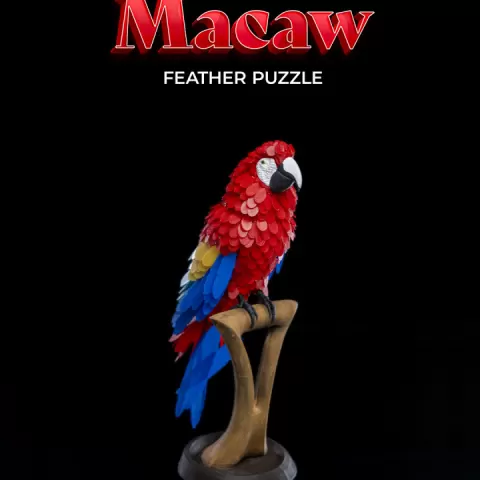 Macaw Feather Puzzle by Stlflix