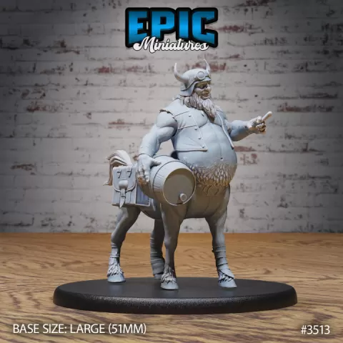 Drunk Centaur / Carnival Hybrid Artist / Funfair Horse Human Performer / Mysterious Circus Resident / Evil Cavalry / Cabinet Master by Epic-Miniatures
