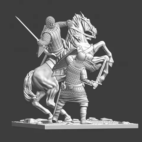 Battle at Lake Peipus 1242 - Battle on the Ice by Northern Crusades Miniatures