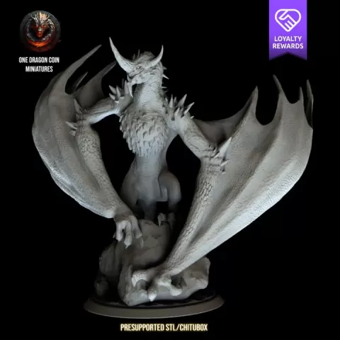 Scaledur, Legendary Horn Dragon by Spirit of Resin Miniatures