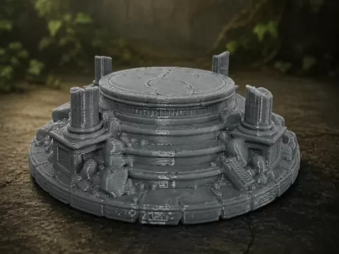 Diorama Pedestal for Figures & Busts
