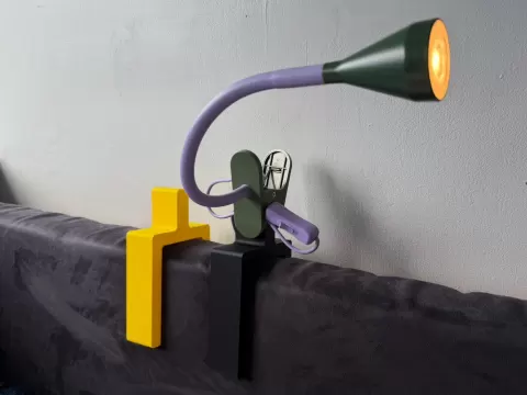 IKEA NAVLINGE Clip Lamp Headboard Clamp (70 mm)