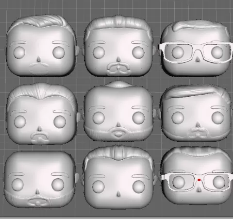Funko collection Heads