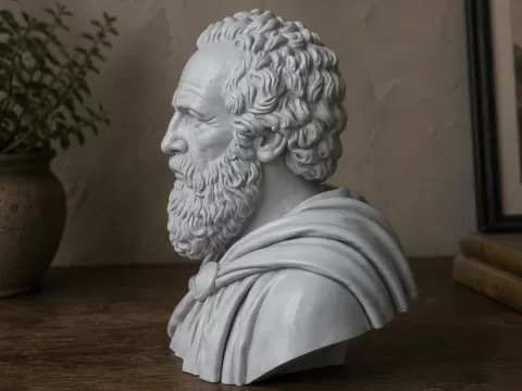 Archimedes Statue