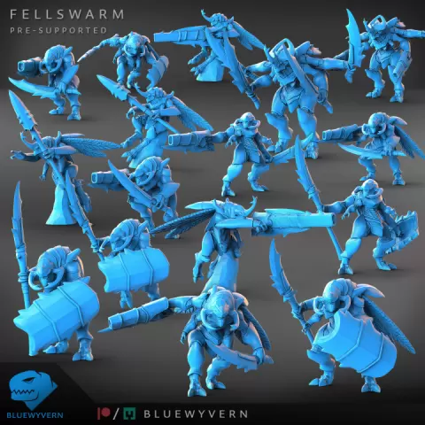 Fellswarm - Complete Set A (Modular)(Outdated Designs) by BlueWyvern