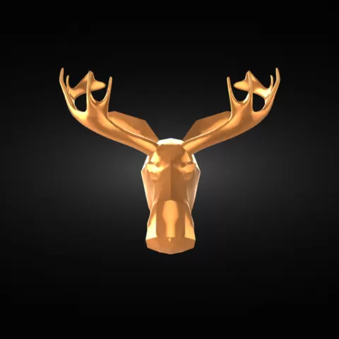 Decorative moose head