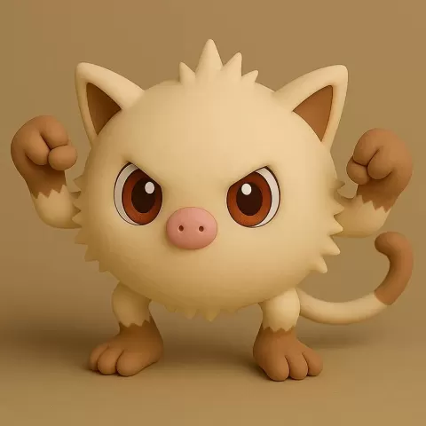 Mankey Pokemon Chibi - Pablo Stadler