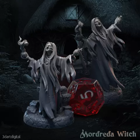 Mordreda old witch by 3dartdigital