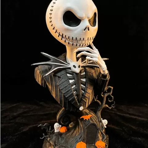 Pumpkin King Bust