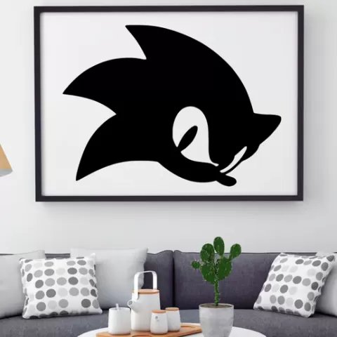 Sonic SVG / STL