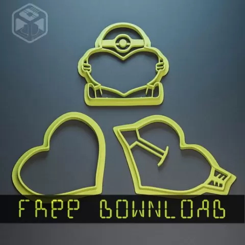 Valentine's Cookie Cutter Pack