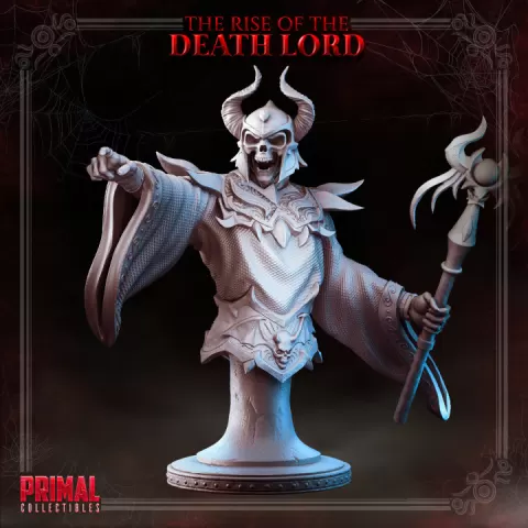 Death Lord - Thurgoth - Bust - March 2023 - THE RISE OF THE DEATH LORD - MASTERS OF DUNGEONS QUEST by PRIMAL Collectibles