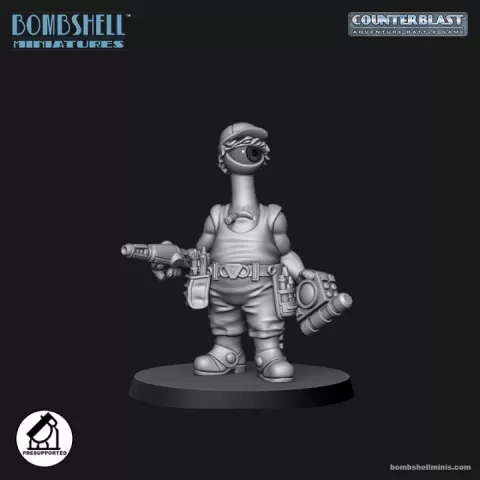 Spreeg, Illyrian Tech by Bombshell Miniatures