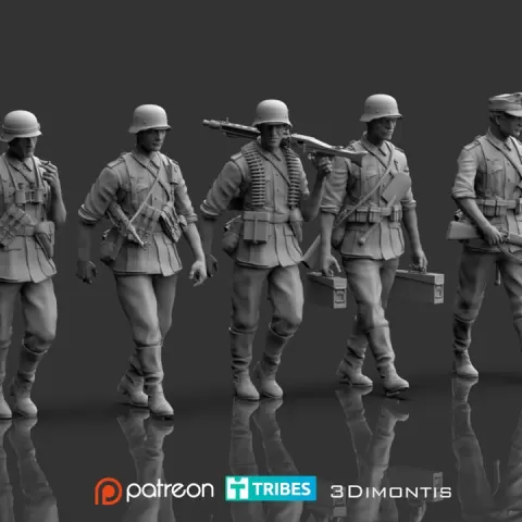 german soldiers by Dmitry Tishchenkov