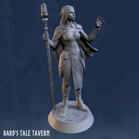 Elf Mage - Mage Elf - Female Elf - Elf Wizard - Elf Sorceress - Elf Magician - Elf Character - Elven Mage - High Elf by A Bard's Tale