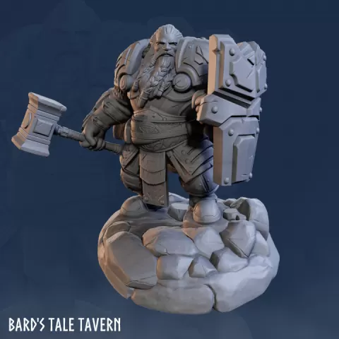 Dwarf Paladin - Paladin - Dwarf - Dwarf Warrior - Dwarf Fighter - Dwarf Tank - Paladin - Paladin Hero - Hero Character - Paladin Dwarf - Dwarf Paladin - Dwarf Warrior - Warrior - Fighter - Dwarf Fighter - Warrior Dwarf - Paladin by A Bard's Tale