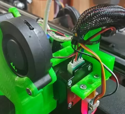 X axis bracket linear rails bltouch