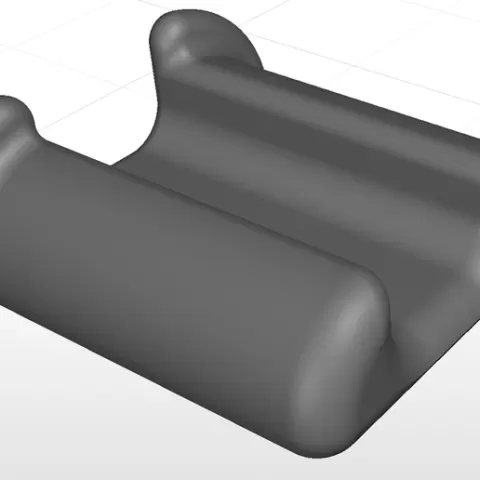 Oculus Touch controller strap guide for camera grip
