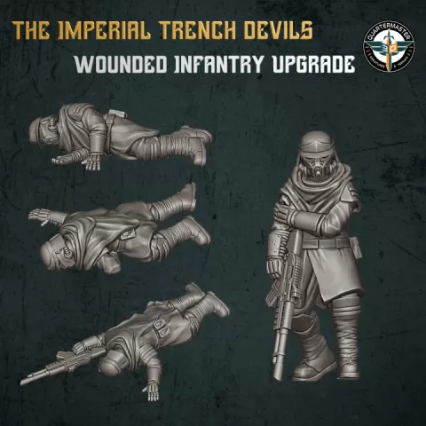 Trench Devil Wounded Infantry Upgrade by Quartermaster3D