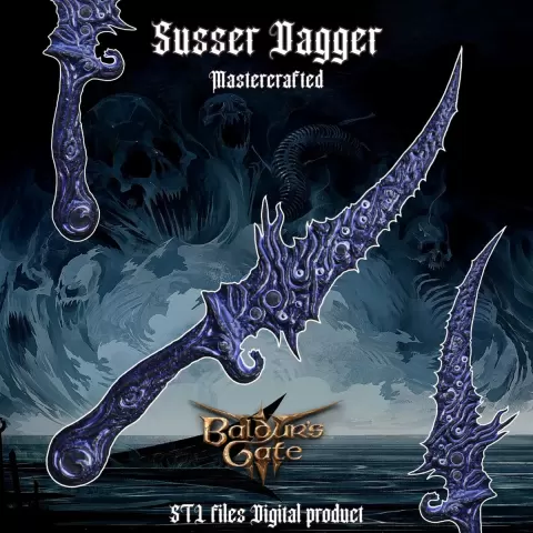 Fantasy Mastercrafted Susser Dagger from Baldurs Gate 3