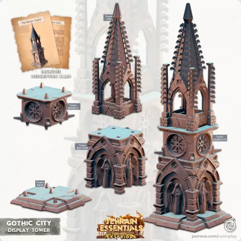 Gothic City Set (Pre-Supported)