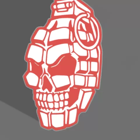 led lamp skull pomegranate