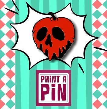 Melted Apple Pin