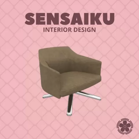 Miniature Replica 1:12 Jean-Marie Massaud 379. Poliform Stanford Chair for Miniature Dollhouse - 3D