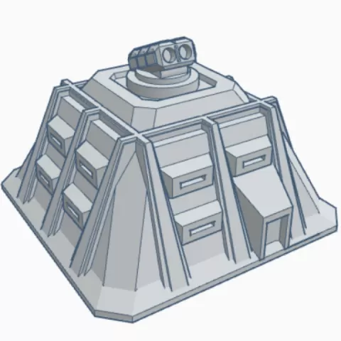 SRM2 Emplacement Mil025 by Wargame Forge