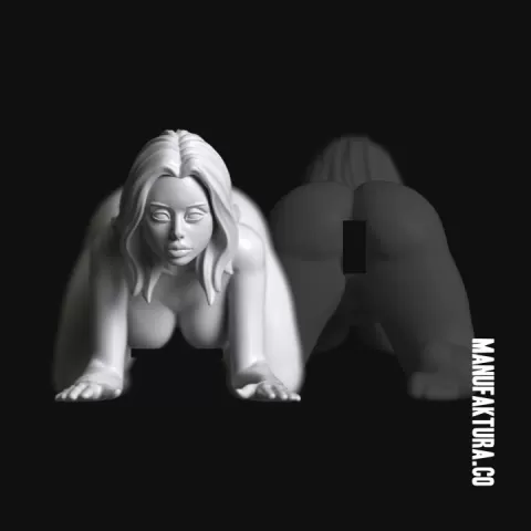 Sub Series 75a – Naked Female Prisoner Slave by Manufaktura Miniatures LLC