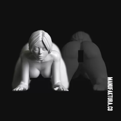 Sub Series 74a – Naked Female Prisoner Slave by Manufaktura Miniatures LLC