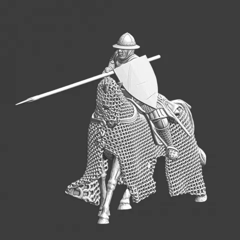 Medieval Danish Vassal Knight at Lake Peipus 1241 by Northern Crusades Miniatures