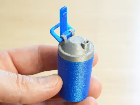 Protein shaker (removable cap) - Scale-Addiction