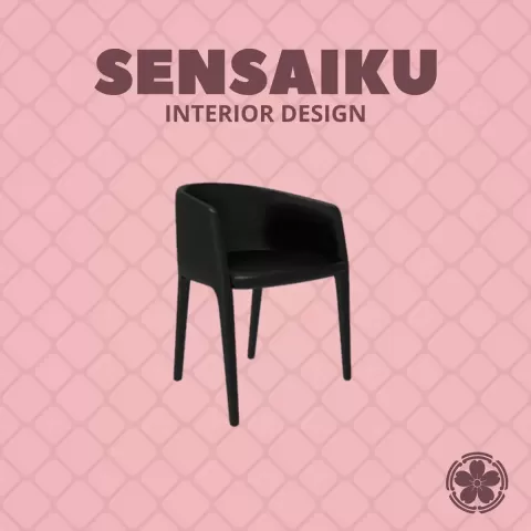 Miniature Replica 1:12 Yabu Pushelberg 284. MDF Italia - Achille Armchair for Miniature Dollhouse