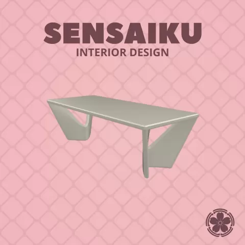 Miniature Replica 1:12 Cédric Ragot 261. Roche Bobois - Suspens Dining Table for Miniature Dollhous