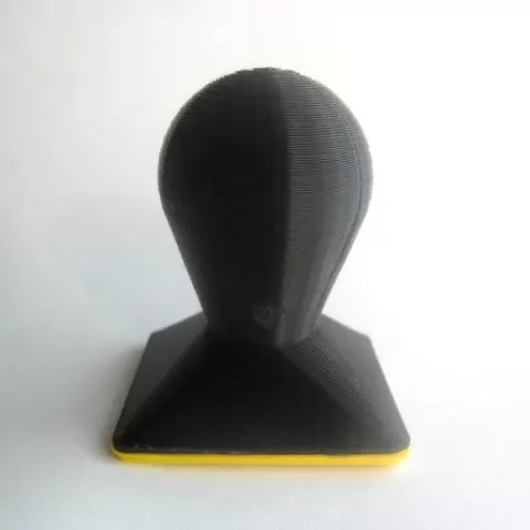 Rubber stamp with handle