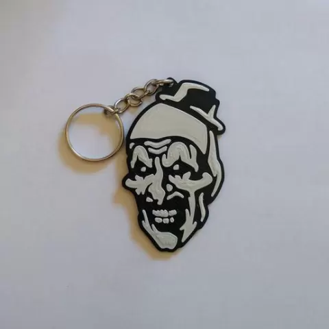 art the clown keychain