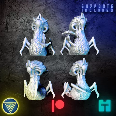 Masked Alien Set by Print Paint Play