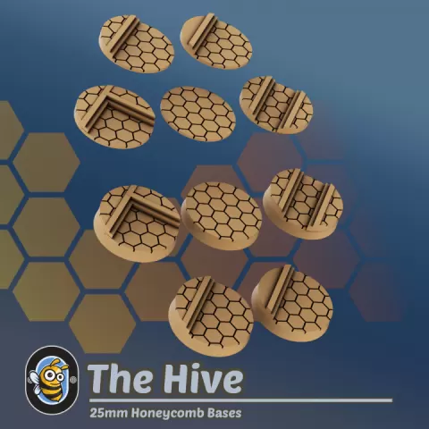 25mm Honeycomb Base Pack by Voxtide Studio