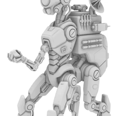 Advanced Recon Mech Unit – Futuristic 3D Robot