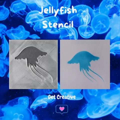 Jellyfish Stencil
